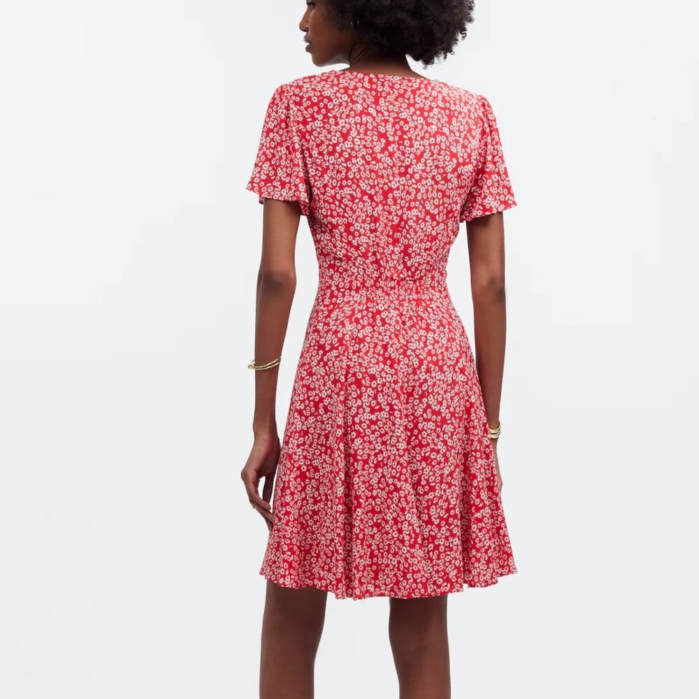 Flutter Sleeve Mini Dress - Picture 4 of 7